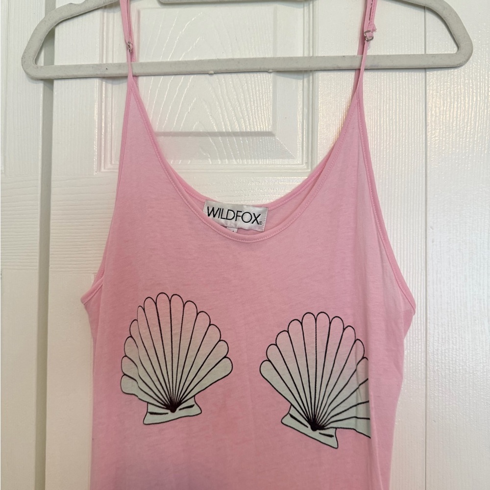 Wildfox Pink Shell Graphic Dress